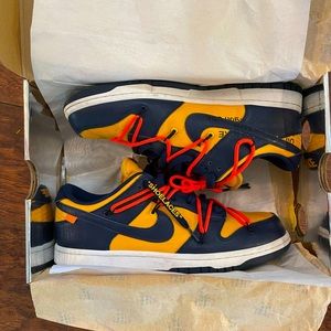 Off-White Nike Dunks Low Michigan (sz 44.5)